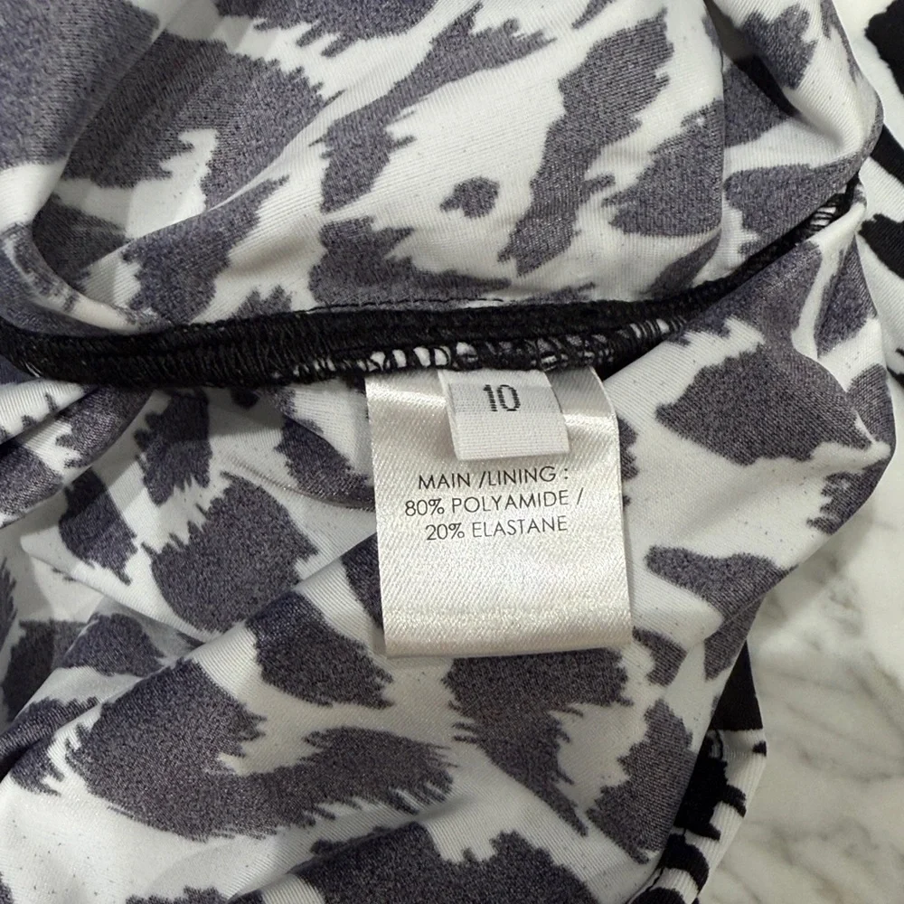 Alex Perry Ryan Leopard-print Stretch-jersey Turtleneck Mini Dress NWOT/ New - Picture 4 of 8